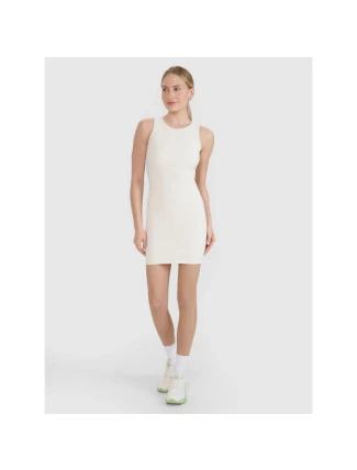Dámské mini šaty z žebrovaného úpletu 4F 4FRSS25TDREF188-11S