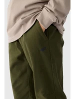 Chlapecké Kalhoty Jogger Casual Hladké 4F Khaki 4FJWMM00TTROM0812-43S