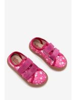Pantofle Barefoot Dívčí Srdíčka Milami Fuchsie Saphira Pantofle Barefoot Dívčí Srdíčka Milami Fuchsie Saphira