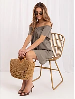 Šaty D73761M30196A khaki