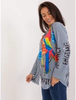 Košile DHJ KS 18850 1.99 námořnická a bílá