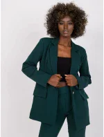 Dámská bunda DHJ MA 15556 tmavě zelená