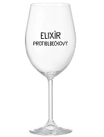 ELIXÍR PROTIBLBEČKOVÝ - čirá sklenice na víno 350 ml