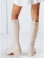 FashionStreet béžové dámské boty ZY1242