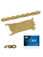 Řetěz KMC X12 126 článků Ti-N Gold BOX WOSK