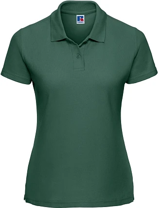 Russell Athletic 539F Dámské piqué polo 10.539F bottle green Russell Athletic 539F Dámské piqué polo 10.539F bottle green