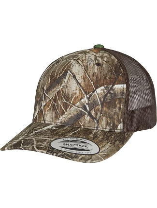 Flexfit 6606RC 6 panelová Trucker kšiltovka "Realtree Camo" 55.06RC camo tree/edge
