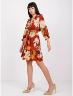 Šaty LC SK 22K 3039.51P tmavě oranžová