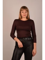 Manati 3/4 tričko hnědé