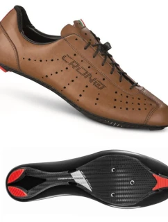 CRONO silniční obuv CV-1-19 hnědá 45 kompozitová