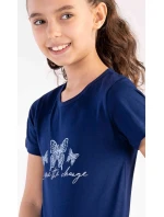 Dětská noční košile s krátkým rukávem Motýlci Dětská noční košile s krátkým rukávem Motýlci