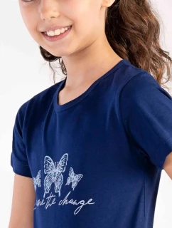 Dětská noční košile s krátkým rukávem Motýlci