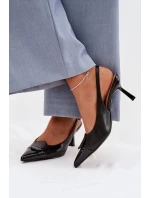 Sandály na podpatku  model 225217 Step in style