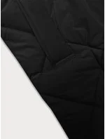 Černá dlouhá dámská zimní bunda s kapucí J.Style (5M3173-392) Černá dlouhá dámská zimní bunda s kapucí J.Style (5M3173-392)