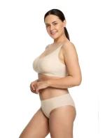 Dámský sportovní top Jelly bra comfort beige - JULIMEX
