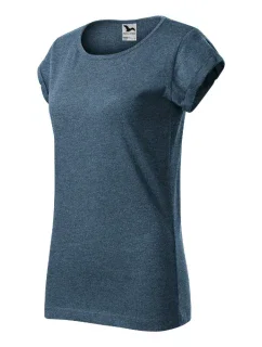 Fusion tričko dámské tmavý denim melír