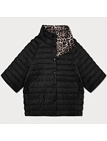 Dámská plus size bunda Goodlookin s 3/4 rukávem černá/panther (M6-6308-1)