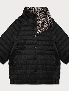 Dámská plus size bunda Goodlookin s 3/4 rukávem černá/panther (M6-6308-1)