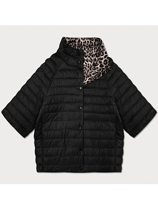 Dámská plus size bunda Goodlookin s 3/4 rukávem černá/panther (M6-6308-1)