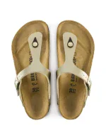 Dámské žabky Birkenstock Gizeh Birko-Flor Gold narrow (1016109) dámské