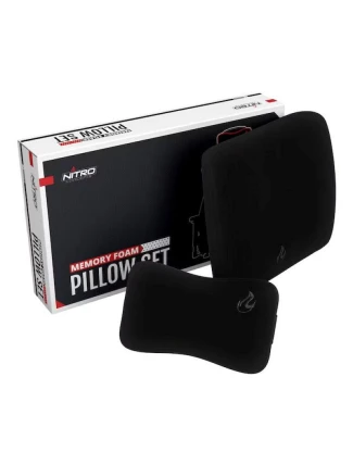 Nitro Concepts Sada polštářů z paměťové pěny Black/Black - sada pěnových polštářů Nitro Concepts Sada polštářů z paměťové pěny Black/Black - sada pěnových polštářů