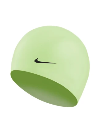 Plavecká čepice Nike Solid Silicone Barely Volt green 93060-740 OS