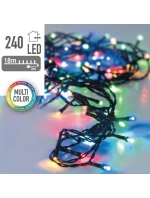 VÁNOČNÍ STROM SVĚTLA SVĚTELNÝ ŘETĚZ 240 VEDL ČASOVAČ VÍCEBAREVNÝ