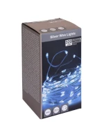 DRÁTĚNÉ SVĚTLO GIRLANDA 320 VEDLO STUDENÁ BÍLÁ