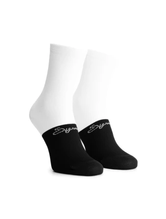 Rogelli SIGNATURE ponožky bílé a černé 40-43