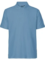 Neutral O 20080 Pánské piqué polo z bio bavlny 77.2080 dusty indigo Neutral O 20080 Pánské piqué polo z bio bavlny 77.2080 dusty indigo