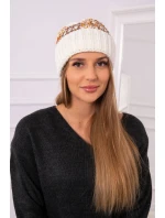 Dámská čepice Iris K348 ecru Dámská čepice Iris K348 ecru