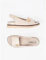 Krásné dámské sandály GD-FL1272 béžové - Goodin Krásné dámské sandály GD-FL1272 béžové - Goodin