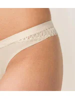 Dámské tanga Aura Spotlight High Leg string krémová - Triumph Dámské tanga Aura Spotlight High Leg string krémová - Triumph