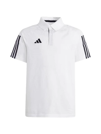 Dětské bavlněné tričko adidas Tiro 23 Competition bílé IC4576