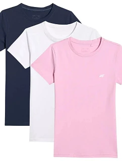 Dámské tričko (SET 3 triček) 4F 4FWMM00TTSHF3306-10S-20S-56S