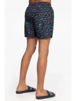 Pánské plavky F1GT03WO05Y U173 tmavě modré - Guess Pánské plavky F1GT03WO05Y U173 tmavě modré - Guess