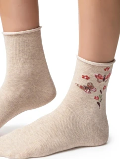 Dámské vzorované ponožky 099