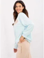 Mikina DHJ BL 20322.72 světle modrá