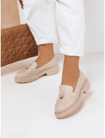 Dámské béžové mokasíny LOAFELIA FashionStreet ZY0606