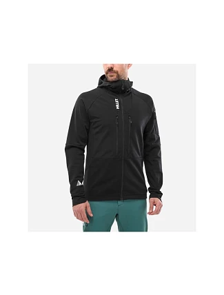 Pánská lyžařská bunda MILLET M PIERRAENT HOODIE, černá Pánská lyžařská bunda MILLET M PIERRAENT HOODIE, černá