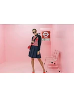 Daiber JN 660 Dámský pletený cardigan s výstřihem do V 02.0660 red