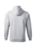 Cape mikina pánská světle šedý melír