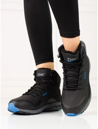 Luxusní dámské trekingové boty černé bez podpatku Luxusní dámské trekingové boty černé bez podpatku