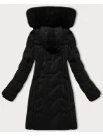 Černá zimní bunda s odepínací kapucí S'west (R8199-1)