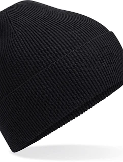 Beechfield B 51N Pletená čepice z bio bavlny 53.051N black