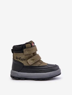 Zateplené sněhule pro chlapce Lee Cooper LCJ-23-01-2058 zelené