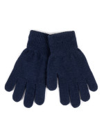 Yoclub Dětské základní rukavice RED-MAG4U-0050-002 Námořnická modrá