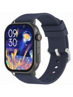 Chytré hodinky Gravity GT15-4 Modrý silikonový řemínek + titanový náramek Chytré hodinky Gravity GT15-4 Modrý silikonový řemínek + titanový náramek