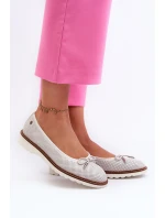 Dámské Letní Baletky Z Pravé Kůže Maciejka P6509-11 Bílé