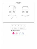 Vyzývavý podvazkový pás 858 - GAR - Obsessive